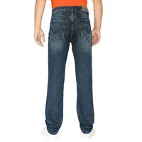 Mens Deep Blue Skinny Fit Solid Jeans