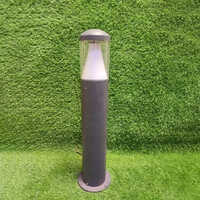 LED Bollard Light - Aluminum & MS & GI, High Efficiency, IP40/IP44/IP33, 2-Year Warranty, Black Color, Outdoor Electric Use