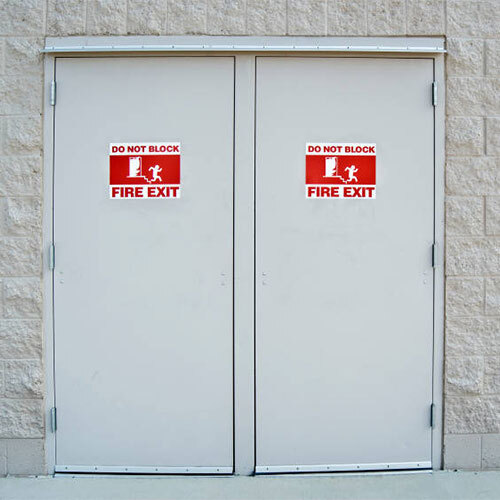 Powder Coated Customizable Fire Exit Doors