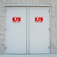 Powder Coated Customizable Fire Exit Doors