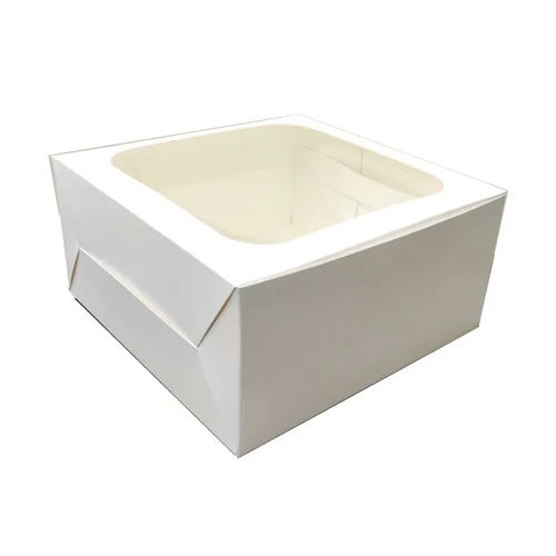 Plain White Cake Box