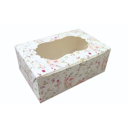 6 piece cupcake box