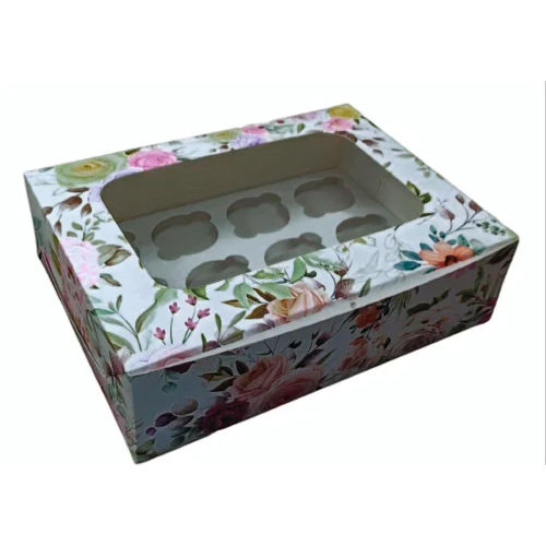 Rectangular 12 Piece Cupcake Box