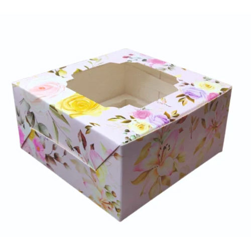 4 piece cupcake box