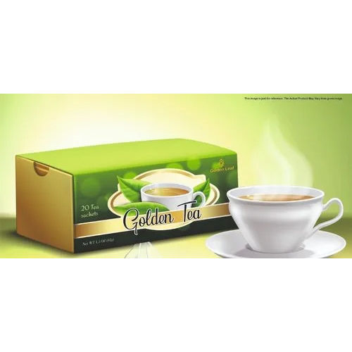 Rectangular Green Tea Packaging Box