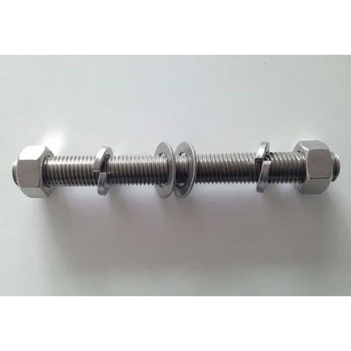 2 Inch Fully Threaded Stainless Steel Stud