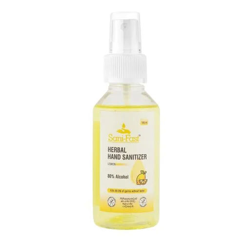 100Ml Lemon Hand Sanitizer - Age Group: Suitable For All Ages