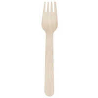 Light Brown Plain Wooden Fork