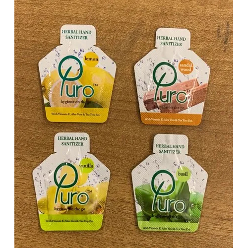 Herbal Hand Sanitizer Sachets