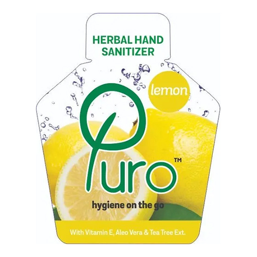 Lemon Hand Sanitizer Sachets