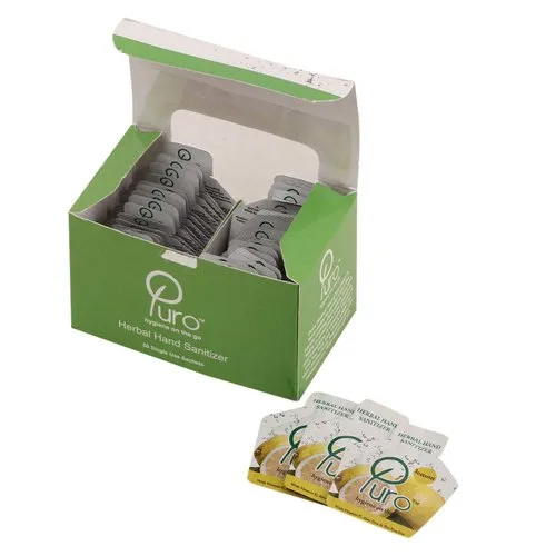 50 Sachets Herbal Hand Sanitizer Box