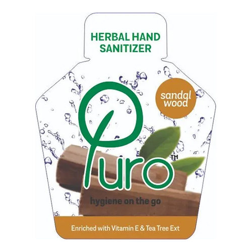 Sandalwood Hand Sanitizer Sachets