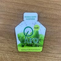 Basil Hand Sanitizer Sachets