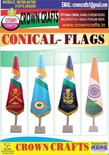 Conical Flag Size: As Per Customer