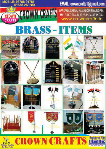 Brass Items - Color: As Per Customer