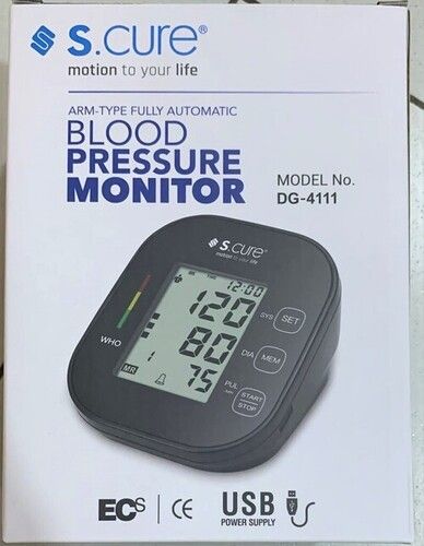 Accurate Oscillometric Blood Pressure Monitor SCURE Model DG 4111