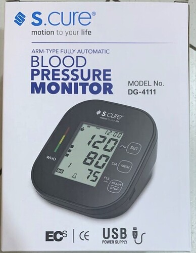 SCURE Blood Pressure Monitor ( Model - DG 4111)