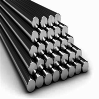 High Precision Hard Chrome Plated Rod - Stainless Steel, Customized Shape, Silver Color, Polished Surface Finish