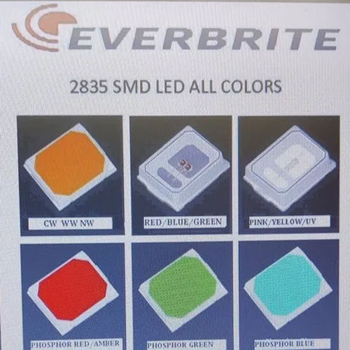 0.5w 2835 3V 150mA Blue Everbrite SMD LED
