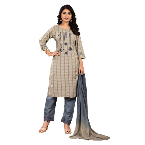 DNo 6552 Floral Straight Kurta