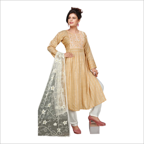 Floral Full Sleeves Ladies Straight kurta