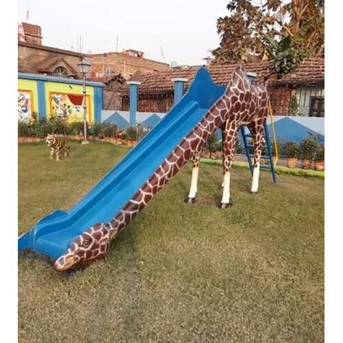 Outdoor Frp Giraffe Slide