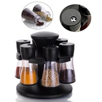 REVOLVING PLASTIC SPICE RACK MASALA ORGANISER
