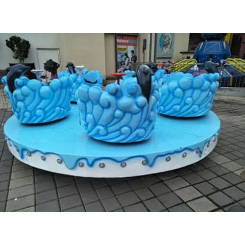 Outdoor Dolphin Cup Break Dance Amusement Ride