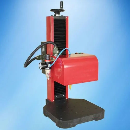 Red-Black Pneumatic Dot Pin Marking Machine