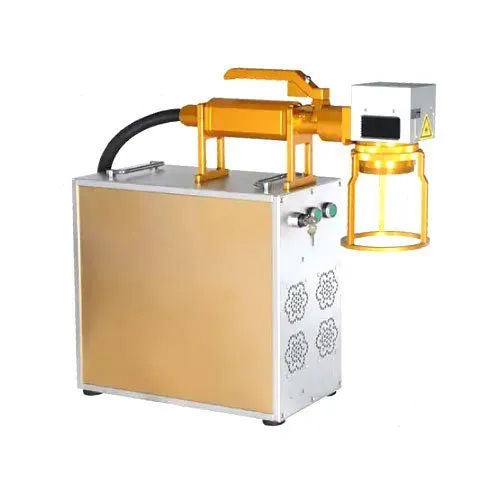 Golden-white Handheld Fiber Laser Marking Machine