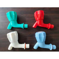 Crystal Nozzle Fancy Short Body Tap - Pvc Material, 15mm Size, Multicolor Finish | Elegant Design, Convenient Operation, Glossy Appearance