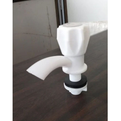 White Fancy Short Body Pvc Tap