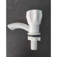 Polotec Pillar Cock - PP Material Size 15 mm Color White | Ideal for Bathroom Fittings Round Design Good Finish Box Packing
