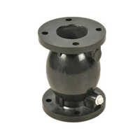 Pvc Non Return Valve - 2.5 Inch Size, Black Color, Pvc Material | Ideal For Pipe Fitting Applications, Versatile Sizing Options Available