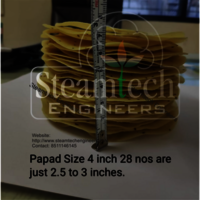 Semi-automatic Flat Rice Khichiya Papad Dryer Machine