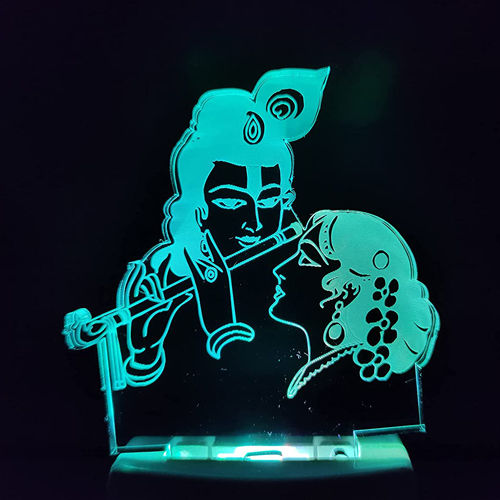 Lord Radha Krishna 3D LED Night Lamp