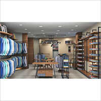 Wall Mounted Garment Display Rack