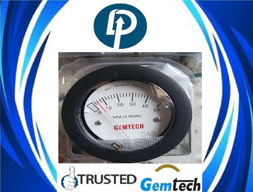 GEMTECH - INSTRUMENT Mini Differential Pressure Gauge MM Water Column ( W.C. )