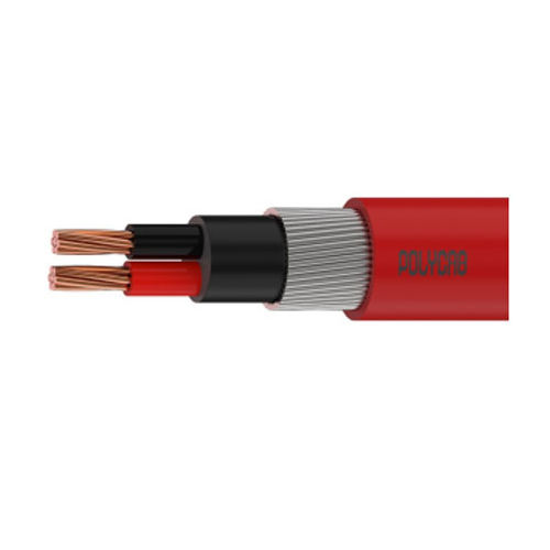 500 Mtr 2Core 1.5Sqmm Armored Fire Red Cable Frls Application: Industrial