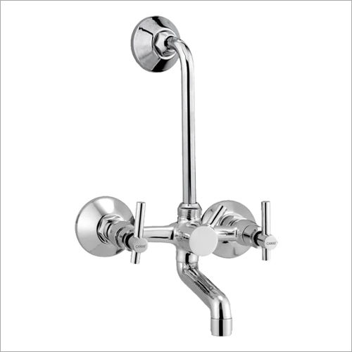 Glossy Brass Wall Mounted Wall Mixer