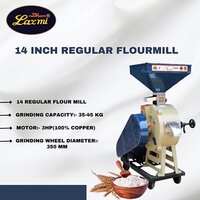 14 Inch Regular Flour Mill Machine - Capacity: 35-45 Kg/hr Kg/hr