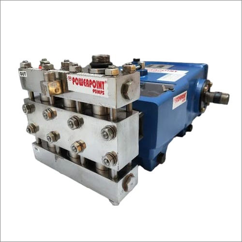 Blue Triplex Plunger High Pressure Pump