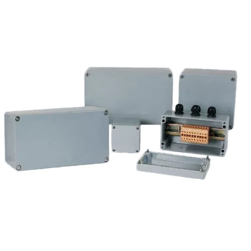 Grey Die Cast Aluminum Junction Box