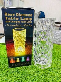 Crystal Rose Lamp