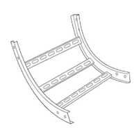 Ladder Cable Tray Vertical Up-Down Bend