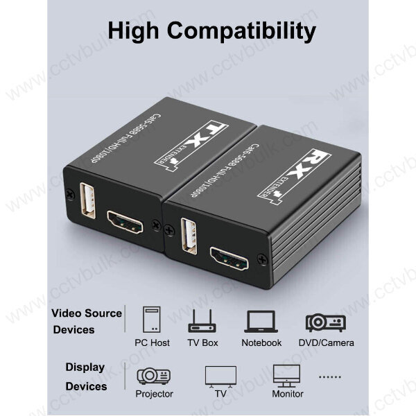 Hdmi Extender 30 Meter With Usb