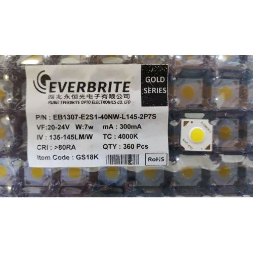 7w Eb1307 Gold Series Cob Led Chip