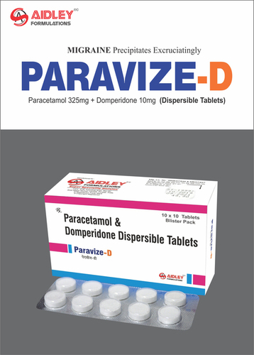Tablet Paracetamol 325 mg + Domperidone 10mg