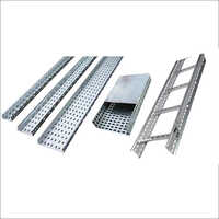 Cable Tray - GI Galvanized Steel, Ventilated Through Design for Secure Cable Management