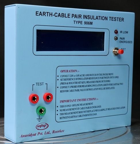  अर्थ केबल पेयर इंसुलेशन टेस्टर 